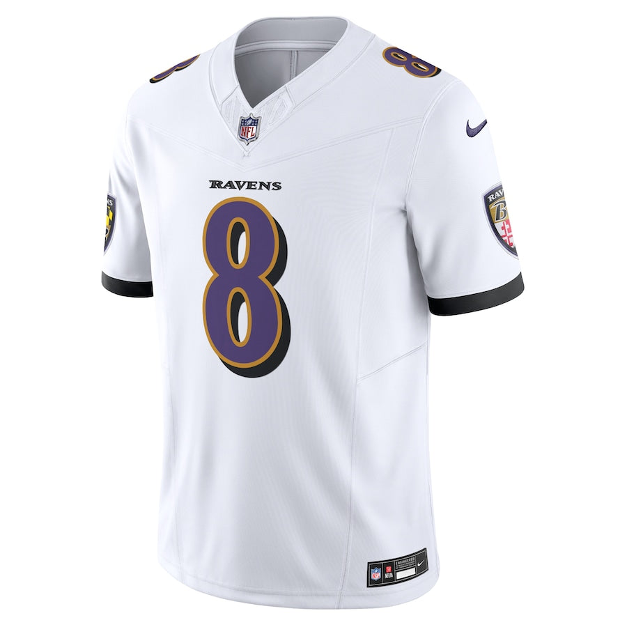 Baltimore Ravens Lamar Jackson White Jersey - Sportcify High Quality American Football Jerseys | NFL Jerseys