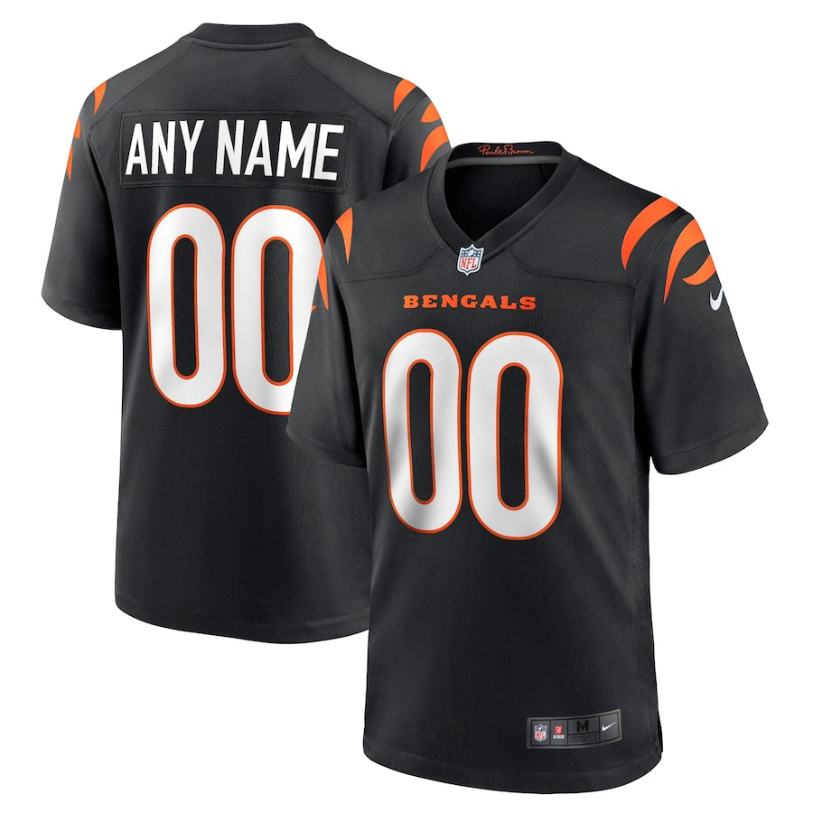 Black Cincinnati Bengals Game Custom Jersey - Sportcify High Quality American Football Jerseys | NFL Jerseys