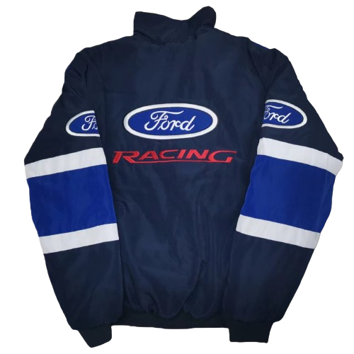 Blue Ford Vintage Racing Jackets - Sportcify High Quality American Football Jerseys | NFL Jerseys