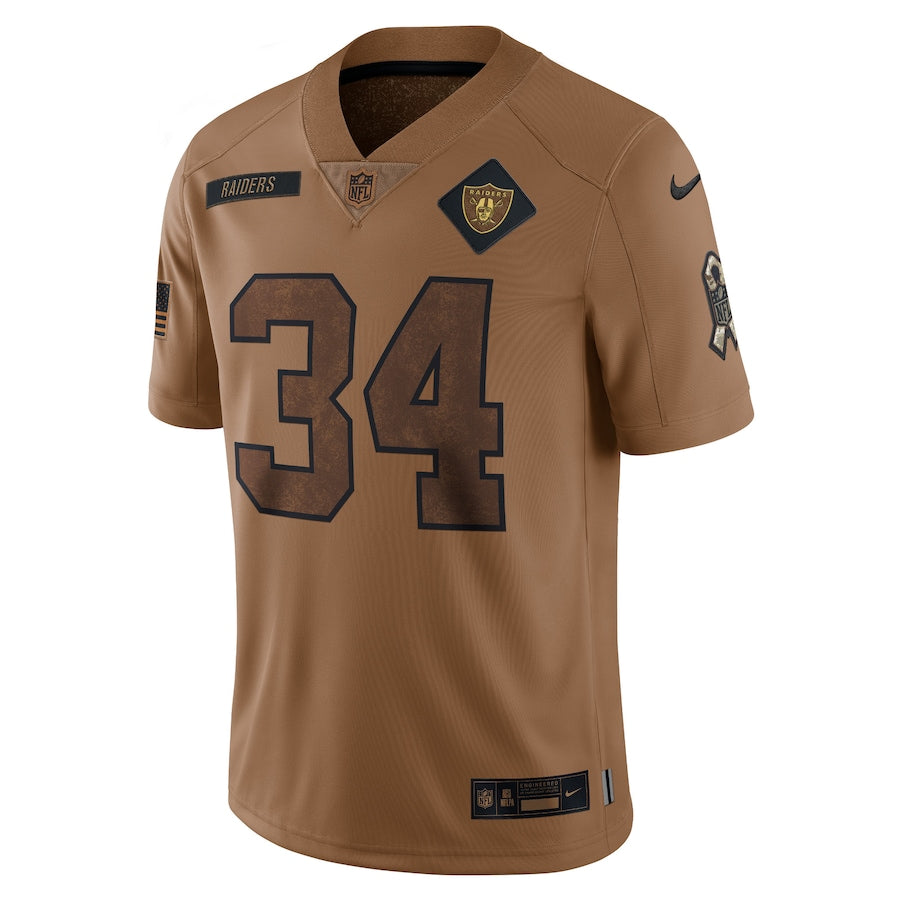 Bo Jackson Brown Las Vegas Raiders 2023 Salute To Service Limited Jersey - Sportcify High Quality American Football Jerseys | NFL Jerseys