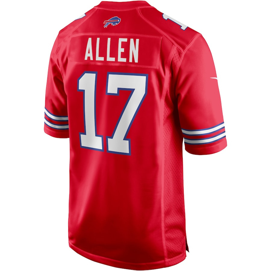 Buffalo Bills Josh Allen Red Alternate Game Player Jersey - Sportcify High Quality American Football Jerseys | NFL Jerseys