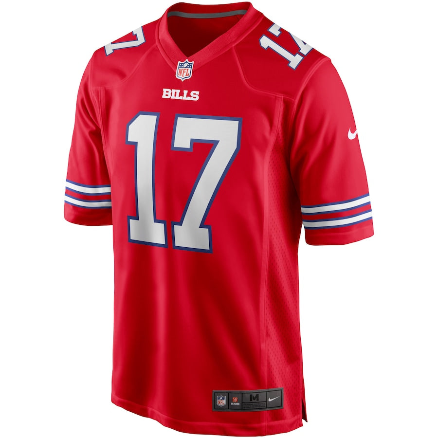 Buffalo Bills Josh Allen Red Alternate Game Player Jersey - Sportcify High Quality American Football Jerseys | NFL Jerseys