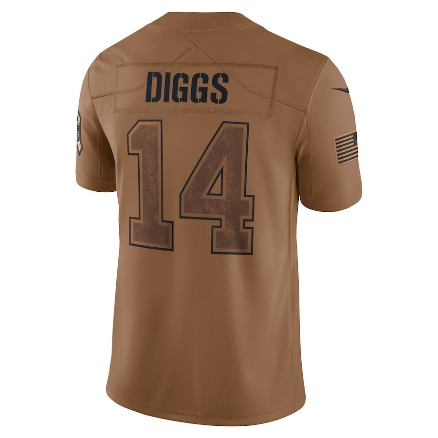 Buffalo Bills Stefon Diggs Brown 2023 Salute To Service Limited Jersey - Sportcify High Quality American Football Jerseys | NFL Jerseys