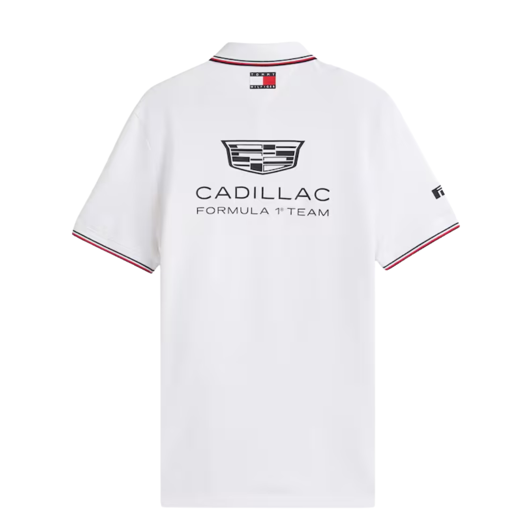 Cadillac 2026 Drivers Polo Shirt - White