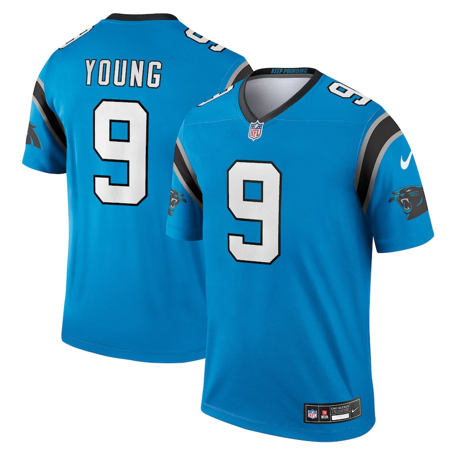 Carolina Panthers Bryce Young Blue Legend Jersey - Sportcify High Quality American Football Jerseys | NFL Jerseys