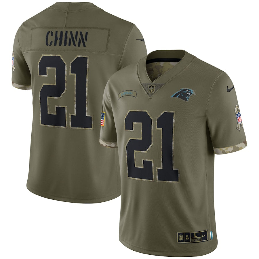 Carolina Panthers Olive 2022 Salute To Service Limited Jersey - Sportcify High Quality American Football Jerseys | NFL Jerseys