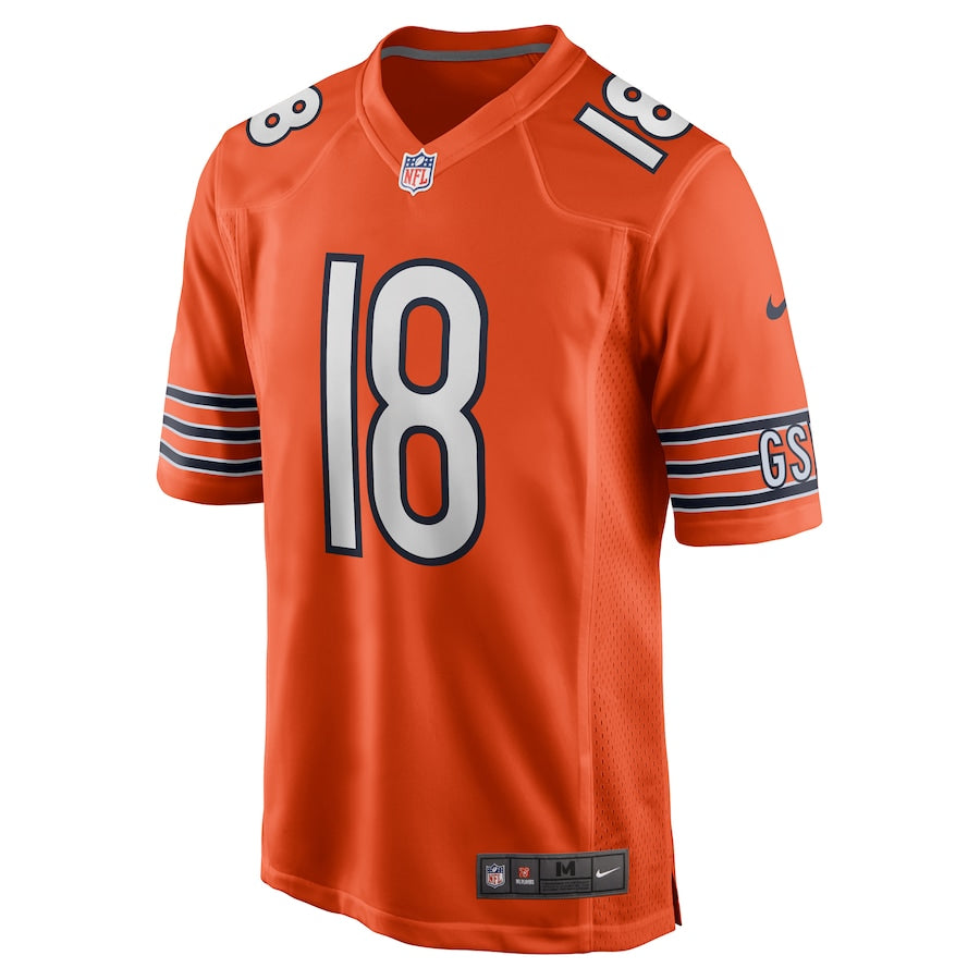 Chicago Bears Caleb Williams Orange Alternate 2024 NFL Draft First Round Pick Player Game Jersey - Sportcify High Quality American Football Jerseys | NFL Jerseys