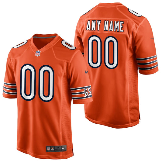 Chicago Bears Game Alternate Jersey - Orange - Custom - Sportcify High Quality American Football Jerseys | NFL Jerseys