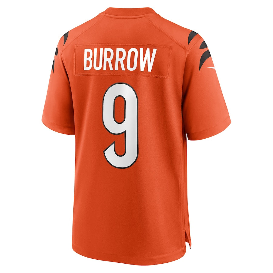 Cincinnati Bengals Joe Burrow Orange Game Jersey - Sportcify High Quality American Football Jerseys | NFL Jerseys