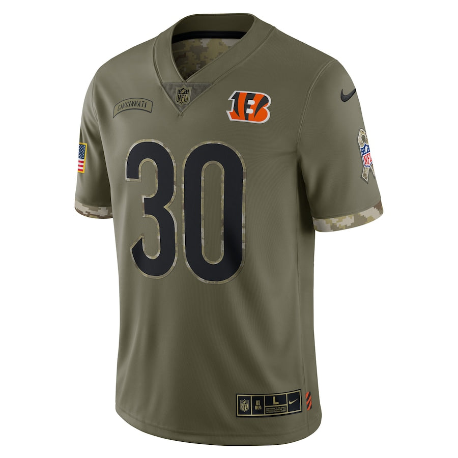 Cincinnati Bengals Olive 2022 Salute To Service Limited Jersey - Sportcify High Quality American Football Jerseys | NFL Jerseys