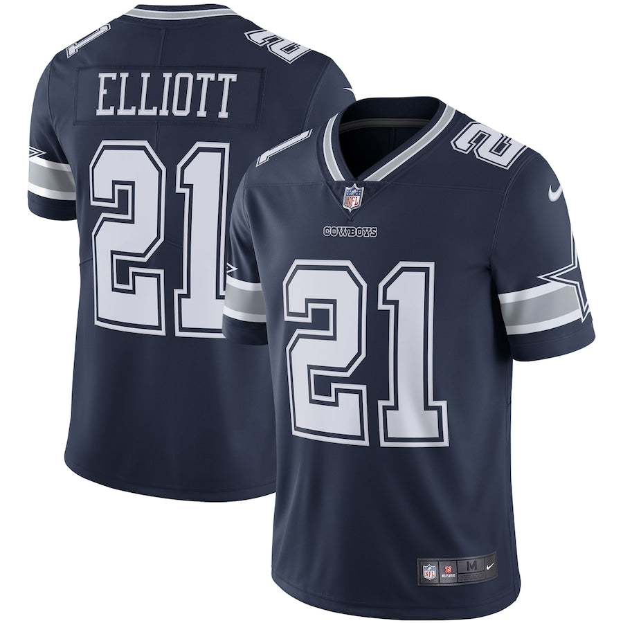 Dallas Cowboys Ezekiel Elliott Navy Vapor Limited Jersey - Sportcify High Quality American Football Jerseys | NFL Jerseys