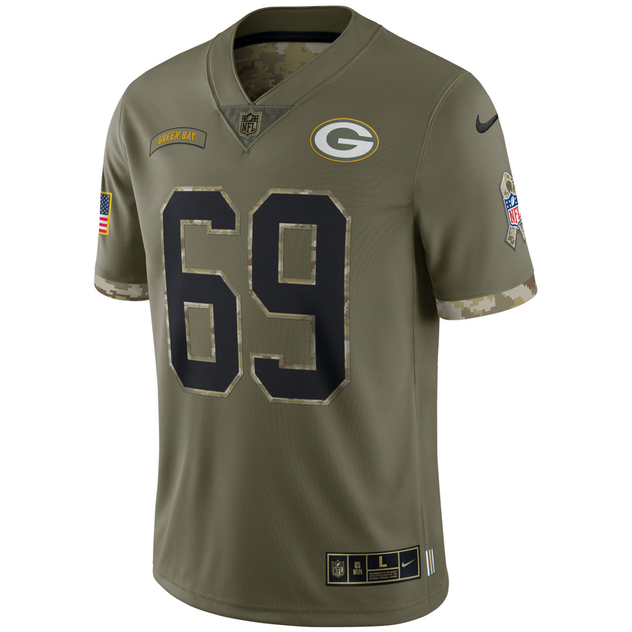 David Bakhtiari Green Bay Packers 2022 Salute To Service Limited Jersey - Olive - Sportcify High Quality American Football Jerseys | NFL Jerseys