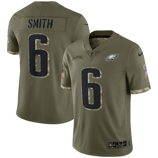 DeVonta Smith Olive Philadelphia Eagles 2022 Salute To Service Limited Jersey - Sportcify High Quality American Football Jerseys | NFL Jerseys