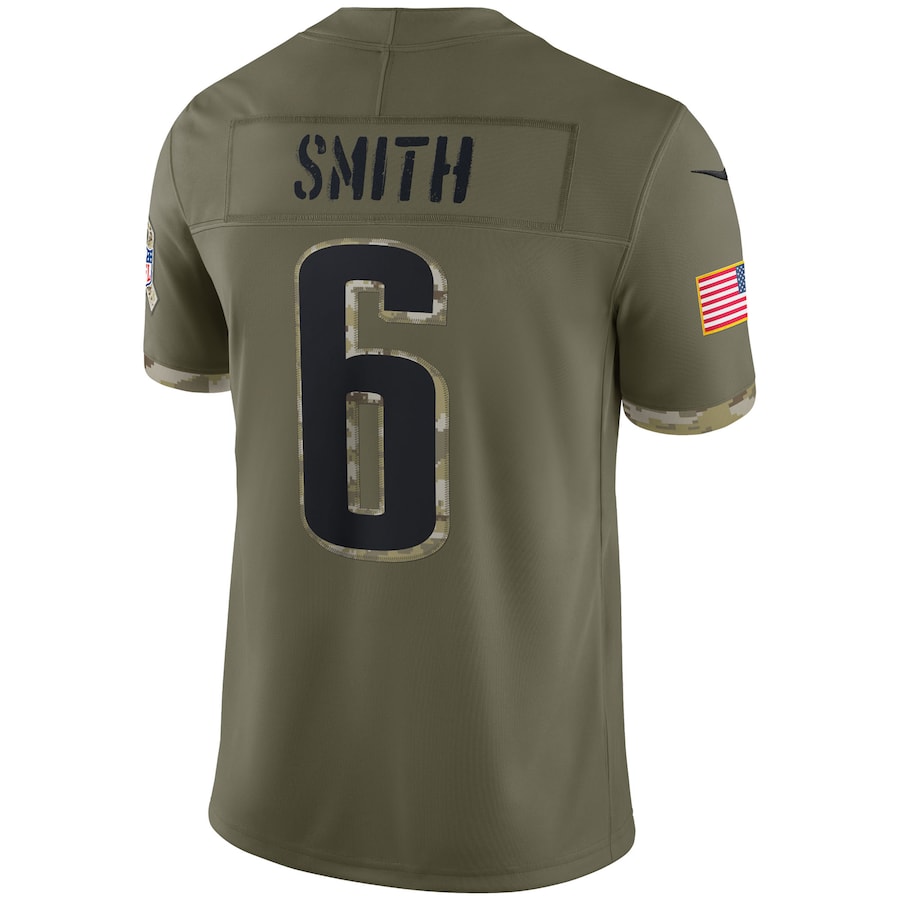 DeVonta Smith Olive Philadelphia Eagles 2022 Salute To Service Limited Jersey - Sportcify High Quality American Football Jerseys | NFL Jerseys