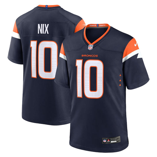 Denver Broncos Bo Nix Navy Alternate Game Jersey - Sportcify High Quality American Football Jerseys | NFL Jerseys