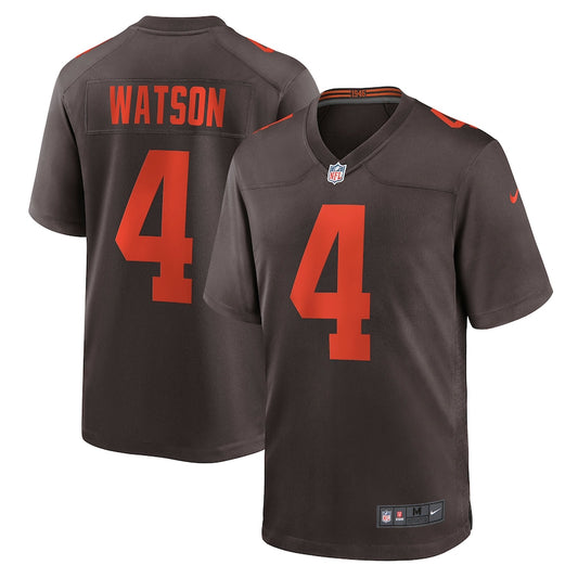 Deshaun Watson Brown Cleveland Browns Alternate Game Jersey - Sportcify High Quality American Football Jerseys | NFL Jerseys