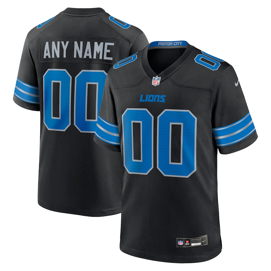 Detroit Lions Alternate Black Custom Game Jersey - Sportcify High Quality American Football Jerseys | NFL Jerseys