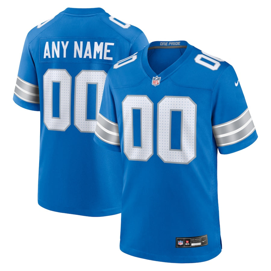 Detroit Lions Blue Custom Game Jersey - Sportcify High Quality American Football Jerseys | NFL Jerseys