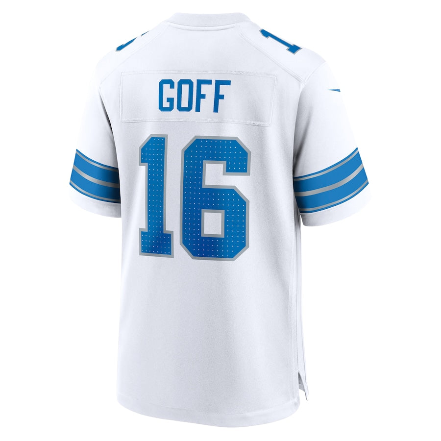 Detroit Lions Jared Goff White Game Jersey - Sportcify High Quality American Football Jerseys | NFL Jerseys