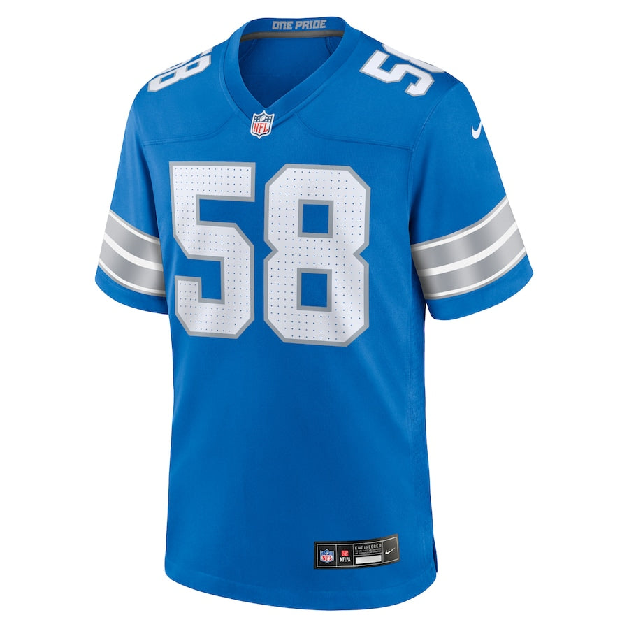 Detroit Lions Penei Sewell Blue Game Jersey - Sportcify High Quality American Football Jerseys | NFL Jerseys