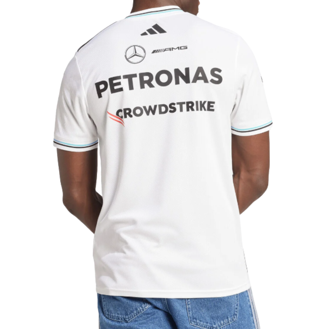 Driver Jersey Mercedes-AMG Petronas Formula One Team T-shirt 2025 - White