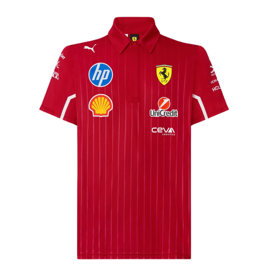 Ferrari Driver Version HP 2025 Team Pro Cotton Polo shirt