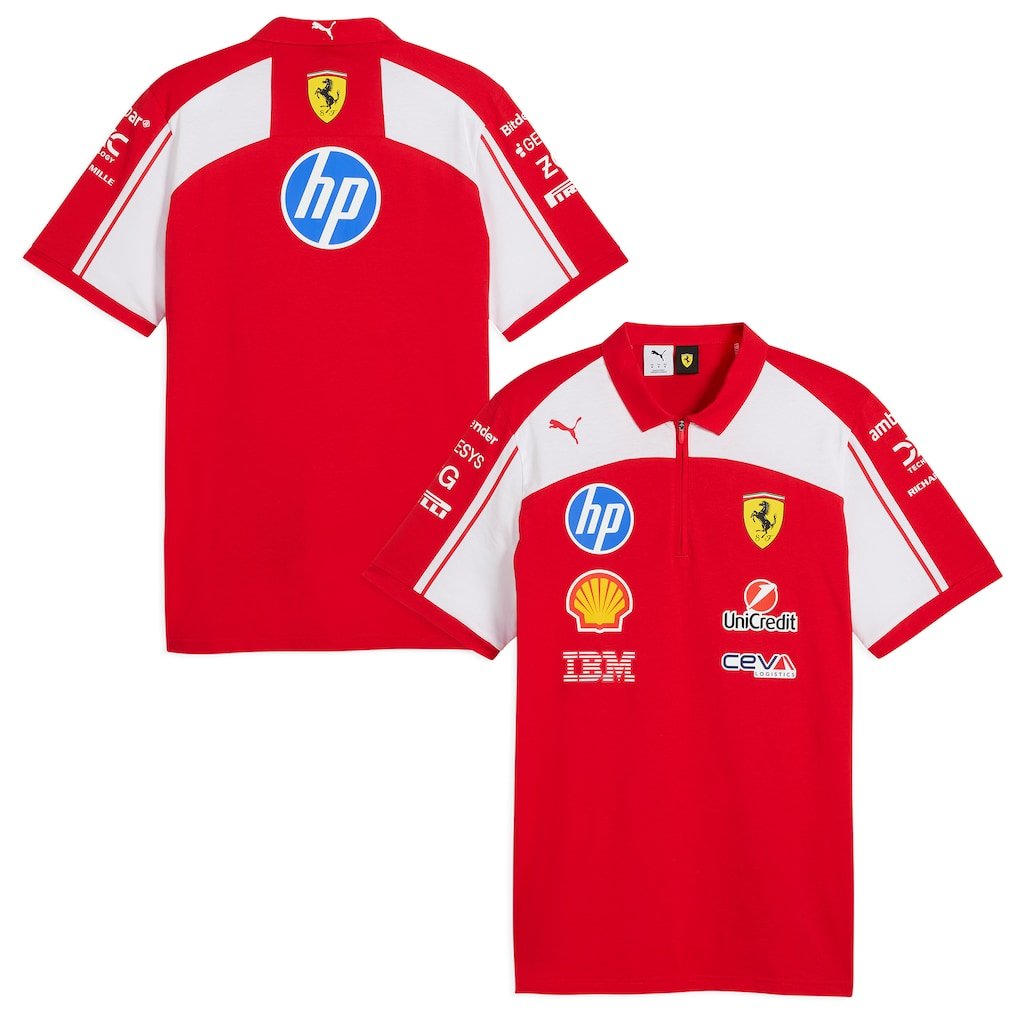 Ferrari 2026 Team Polo - Red | Formula One Polo Shirt | Sportcify |