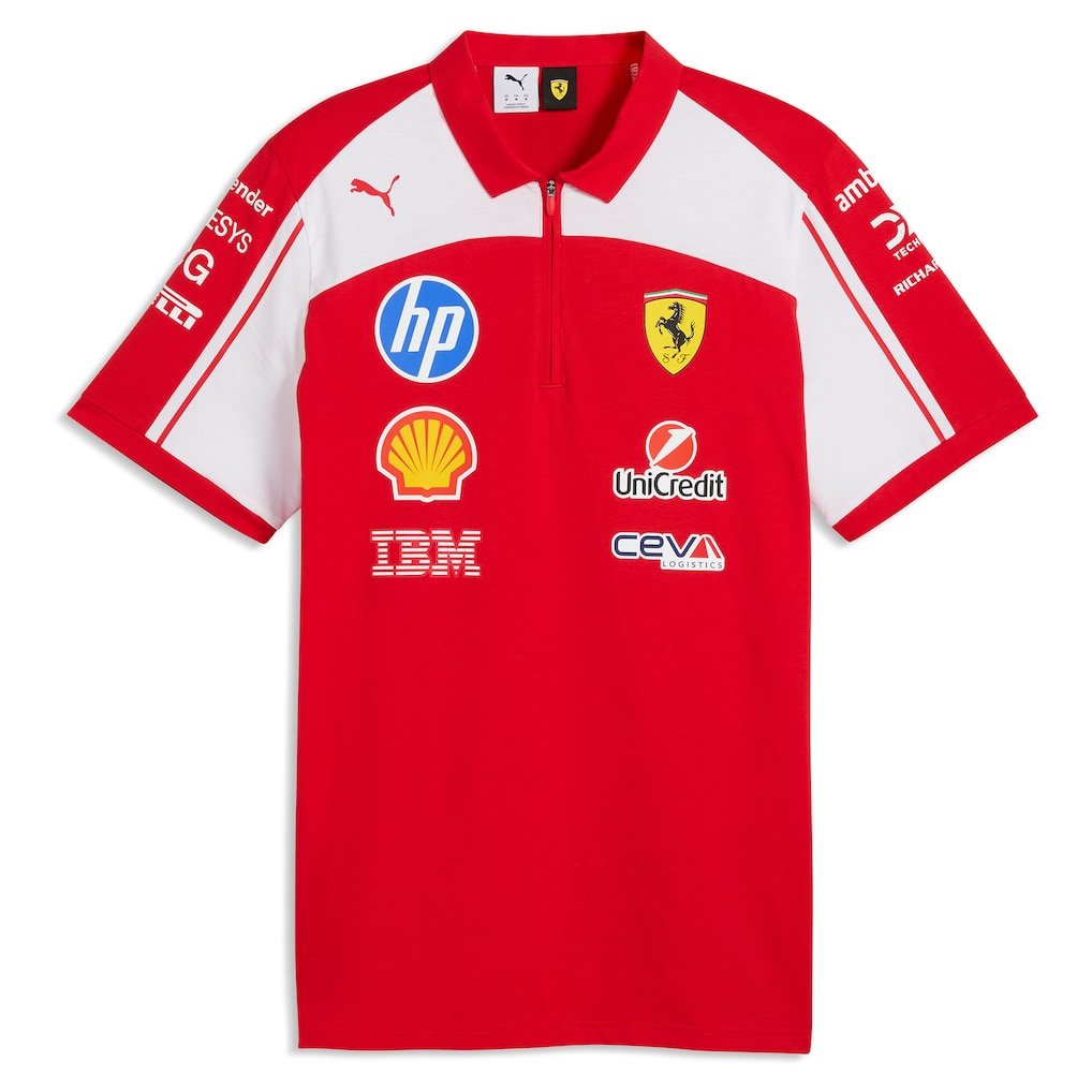 Ferrari 2026 Team Polo - Red | Formula One Polo Shirt | Sportcify |