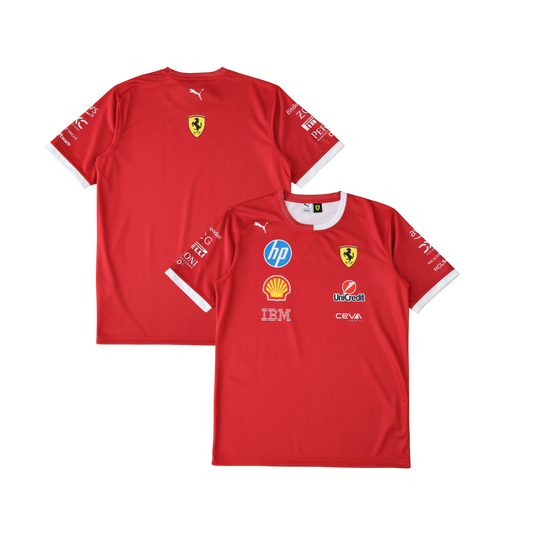 Ferrari 2025 Drivers T-Shirt - Red/White