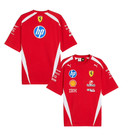 Ferrari 2026 Drivers T-Shirt - Red (Cotton Version)