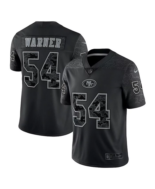 Fred Warner Black San Francisco 49ers Reflective Limited Jersey - Sportcify High Quality American Football Jerseys | NFL Jerseys