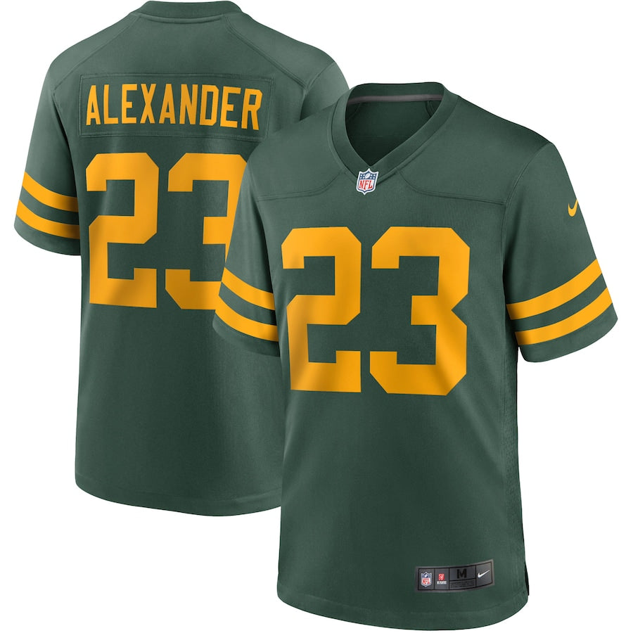 Green Bay Packers Jaire Alexander Green Alternate Game Player Jersey - Sportcify High Quality American Football Jerseys | NFL Jerseys