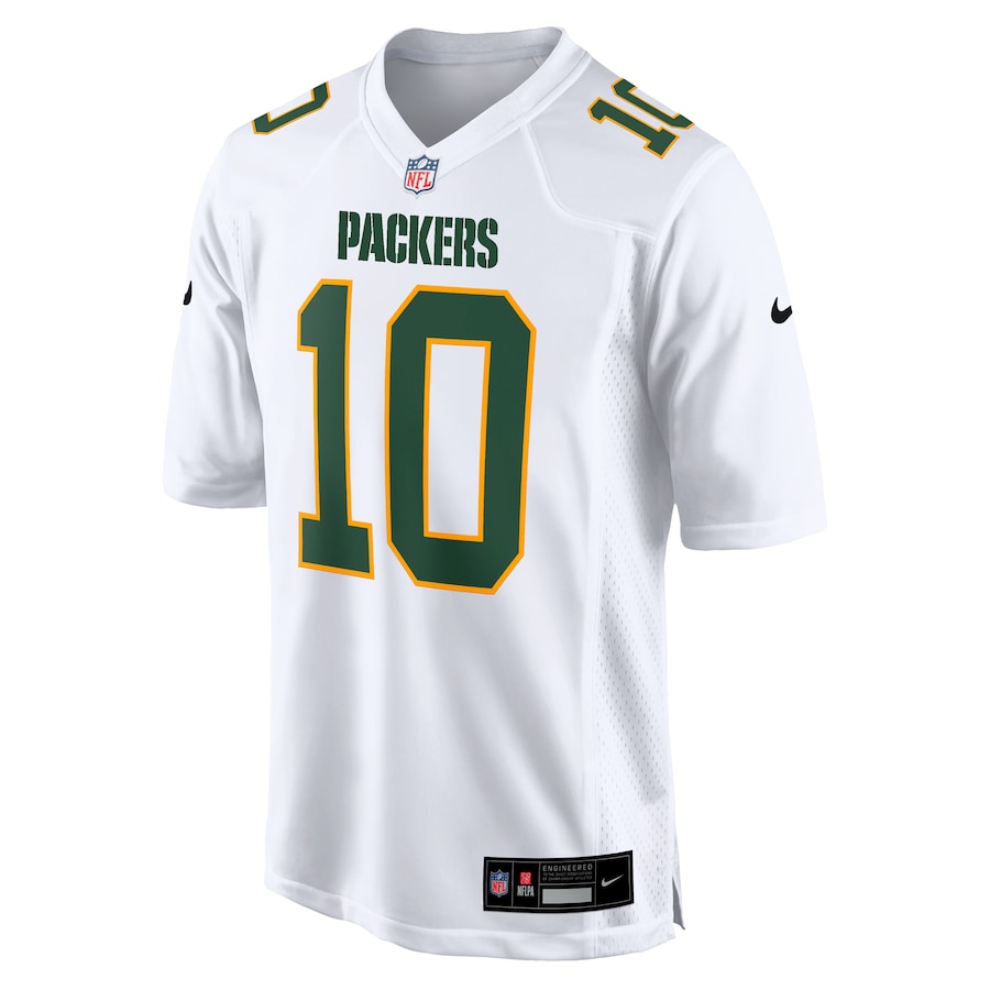 Green Bay Packers Jordan Love White Fashion Game Jersey - Sportcify High Quality American Football Jerseys | NFL Jerseys