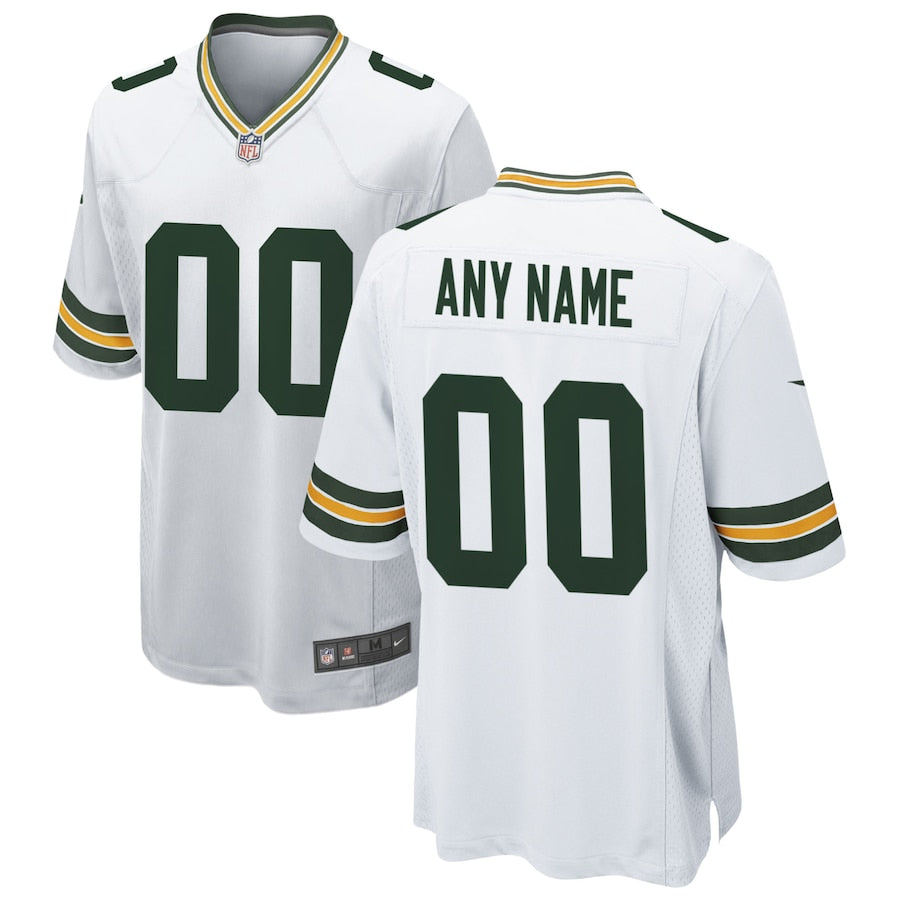 Green Bay Packers White Custom Game Jersey - Sportcify High Quality American Football Jerseys | NFL Jerseys