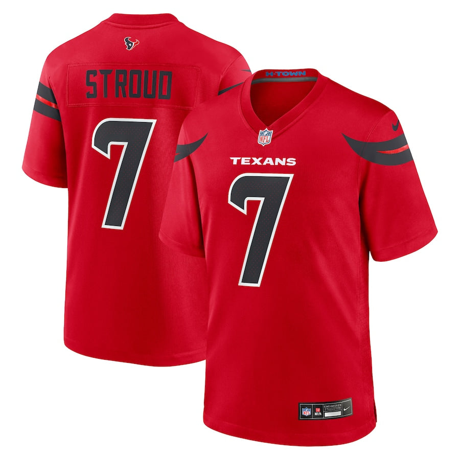 Houston Texans C.J. Stroud Red Alternate Game Jersey - Sportcify High Quality American Football Jerseys | NFL Jerseys