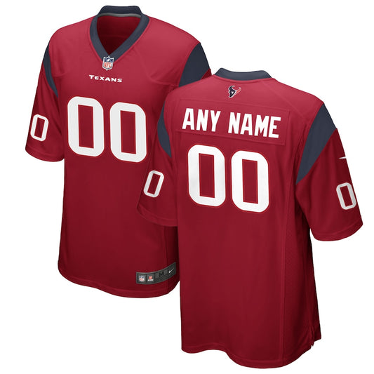 Houston Texans Red Customized Alternate Game Jersey - Sportcify High Quality American Football Jerseys | NFL Jerseys