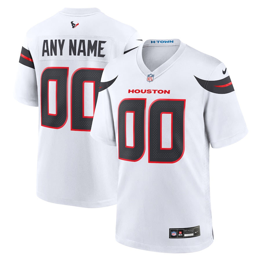 Houston Texans Road White Game Jersey - Custom - Sportcify High Quality American Football Jerseys | NFL Jerseys