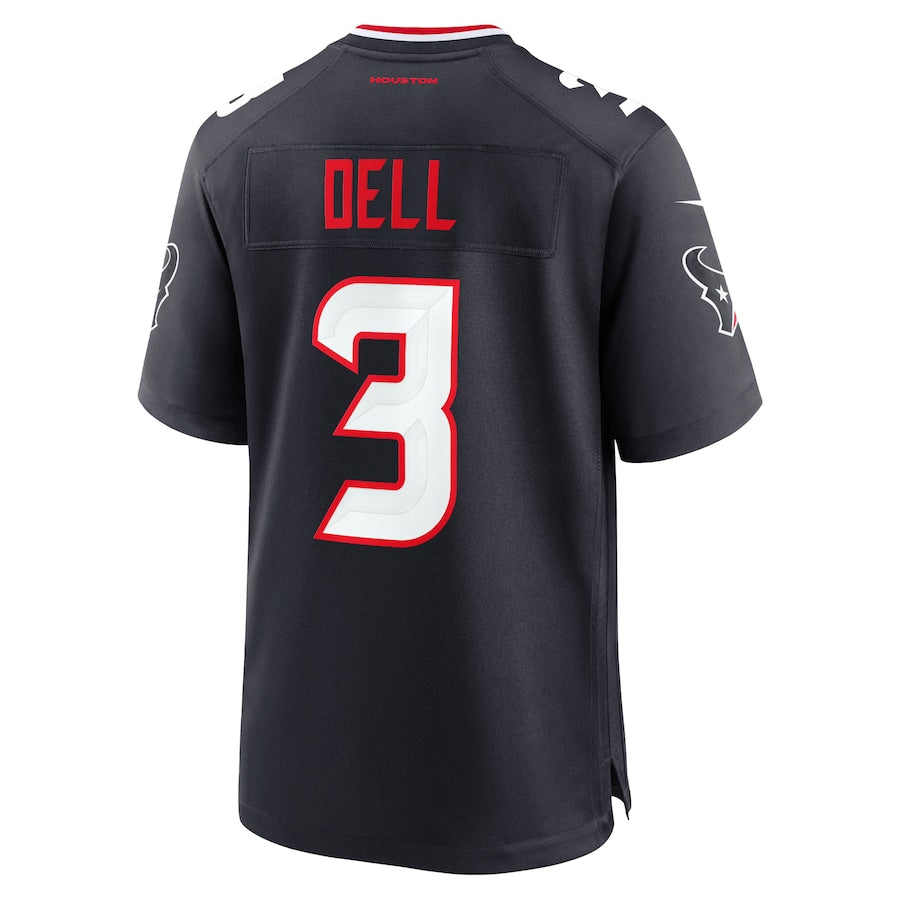 Houston Texans Tank Dell Navy Game Jersey - Sportcify High Quality American Football Jerseys | NFL Jerseys