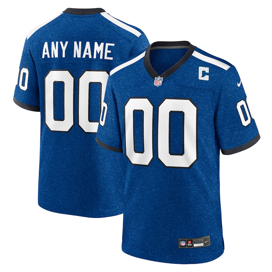 Indiana Nights Indianapolis Colts Blue Alternate Custom Game Jersey - Sportcify High Quality American Football Jerseys | NFL Jerseys