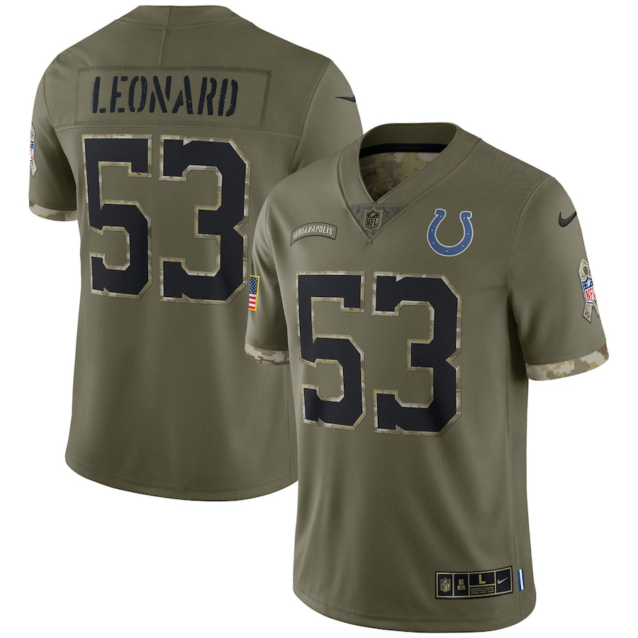 Indianapolis Colts Olive 2022 Salute To Service Limited Jersey - Sportcify High Quality American Football Jerseys | NFL Jerseys