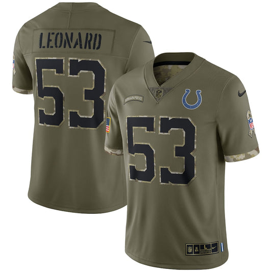 Indianapolis Colts Olive 2022 Salute To Service Limited Jersey - Sportcify High Quality American Football Jerseys | NFL Jerseys