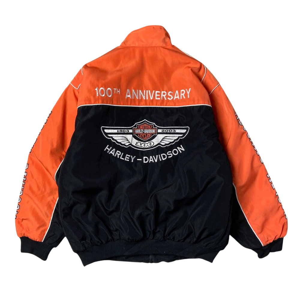 Harley-Davidson Vintage Racing Jacket - Orange