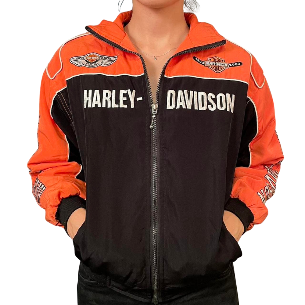 Harley-Davidson Vintage Racing Jacket - Orange