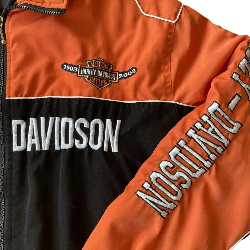 Harley-Davidson Vintage Racing Jacket - Orange