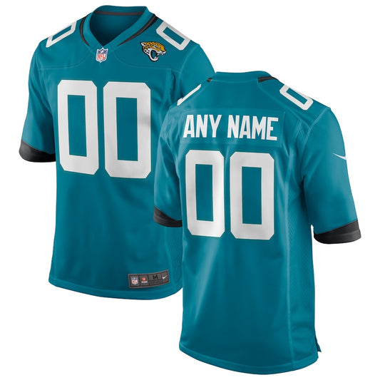 Jacksonville Jaguars Teal Custom Team Game Jersey - Sportcify High Quality American Football Jerseys | NFL Jerseys