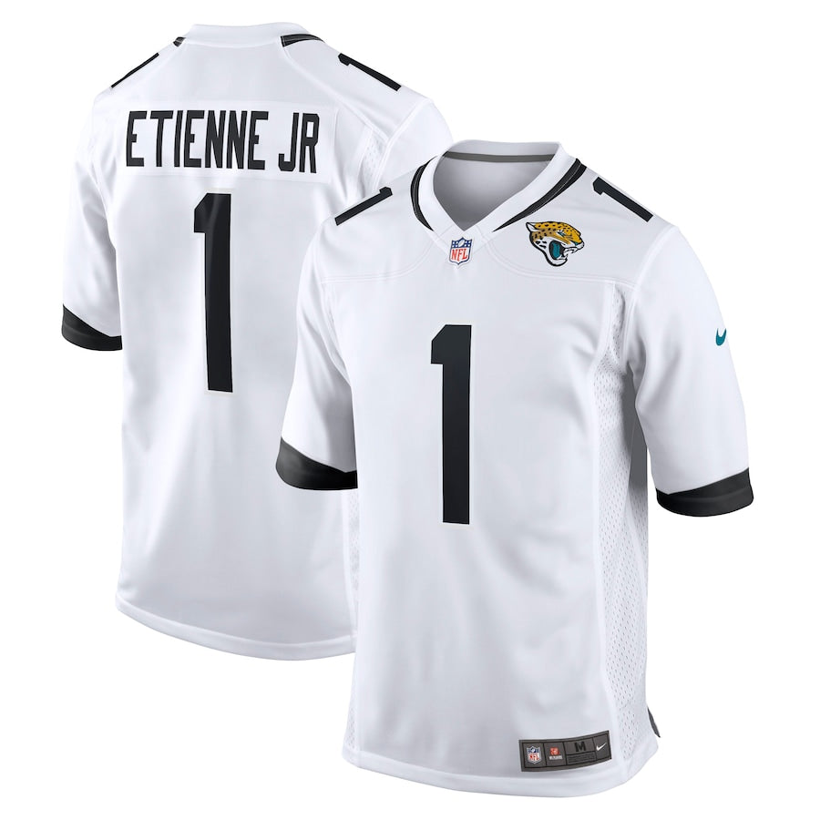 Jacksonville Jaguars Travis Etienne Jr. White Game Player Jersey - Sportcify High Quality American Football Jerseys | NFL Jerseys