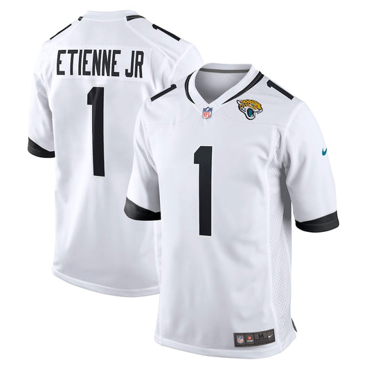 Jacksonville Jaguars Travis Etienne Jr. White Game Player Jersey - Sportcify High Quality American Football Jerseys | NFL Jerseys