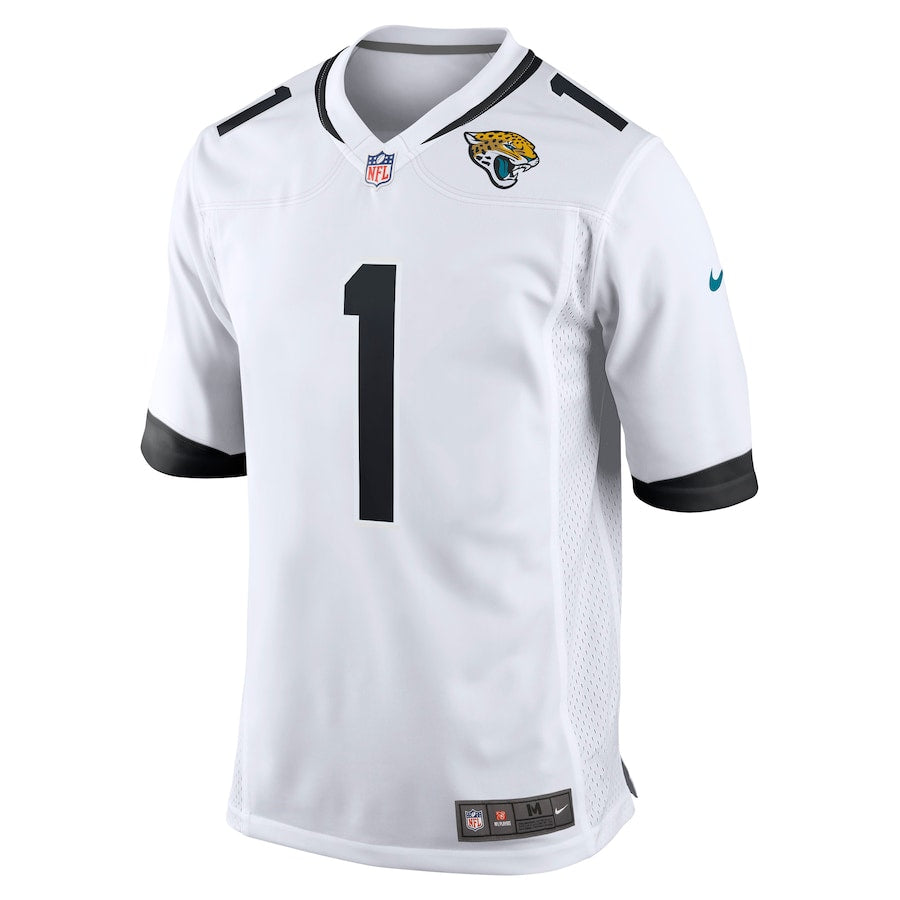 Jacksonville Jaguars Travis Etienne Jr. White Game Player Jersey - Sportcify High Quality American Football Jerseys | NFL Jerseys