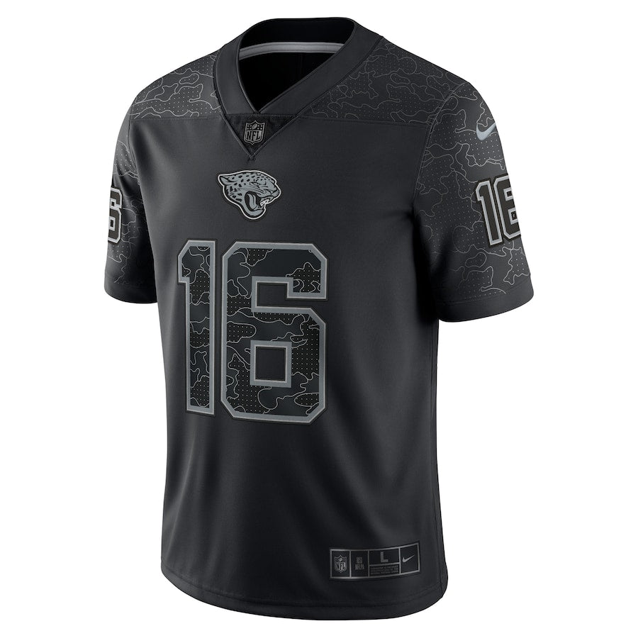 Jacksonville Jaguars Trevor Lawrence Black RFLCTV Limited Jersey - Sportcify High Quality American Football Jerseys | NFL Jerseys