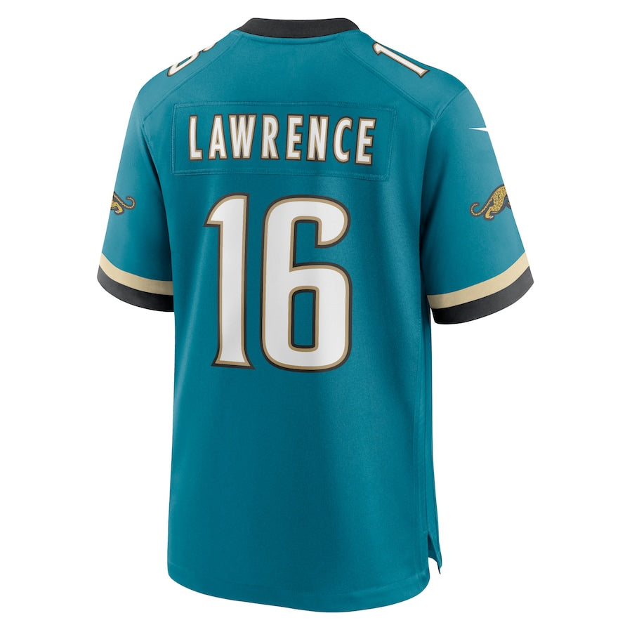 Jacksonville Jaguars Trevor Lawrence Teal Prowler Throwback Player Game Jersey - Sportcify High Quality American Football Jerseys | NFL Jerseys